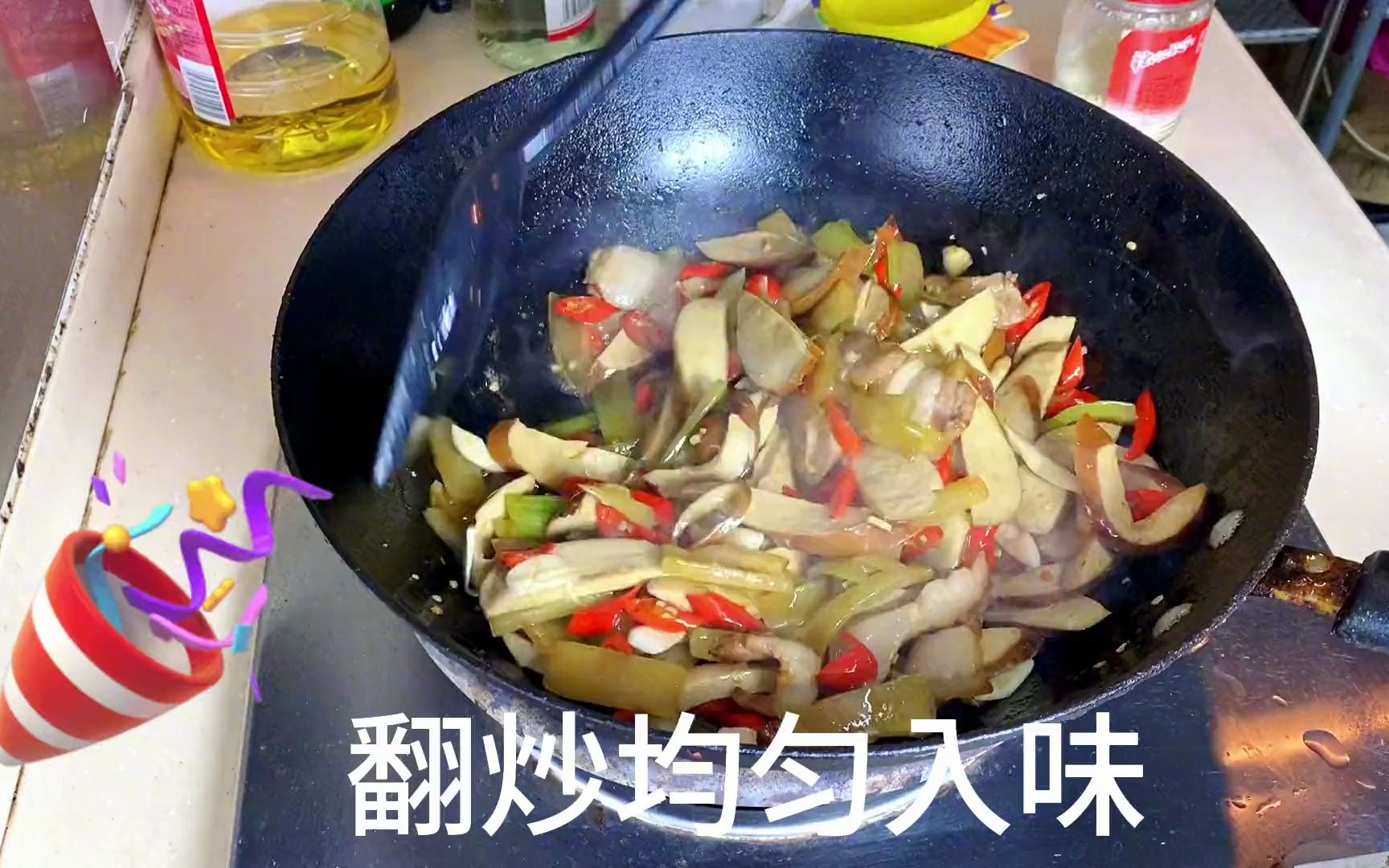 素鸡炒肉,传统家常菜,历史悠久,口味独特哔哩哔哩bilibili