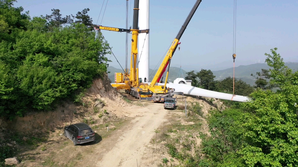 大疆2哈镜头下的利勃海尔ltm1750-9.1_哔哩哔哩_bilibili