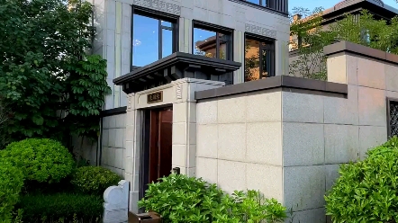 广州新中式的别墅,面积247平,独门独院的别墅?