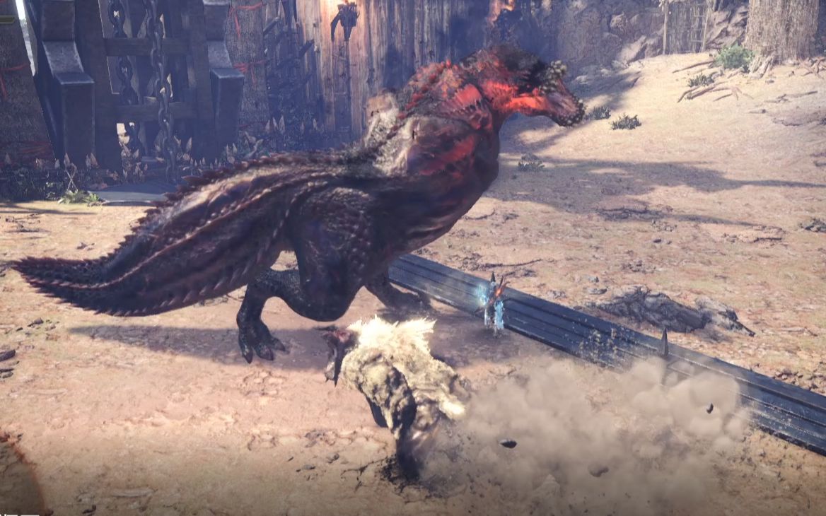 【mhwi】斗兽竞技18:惶怒恐暴龙vs激昂金狮子