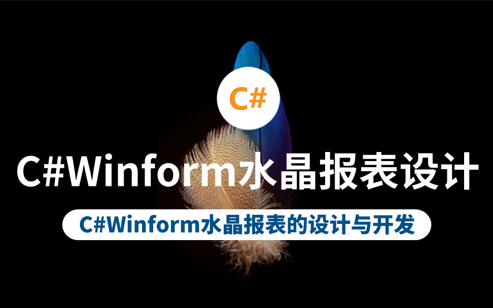 【云知梦】C#Winform水晶报表设计哔哩哔哩bilibili