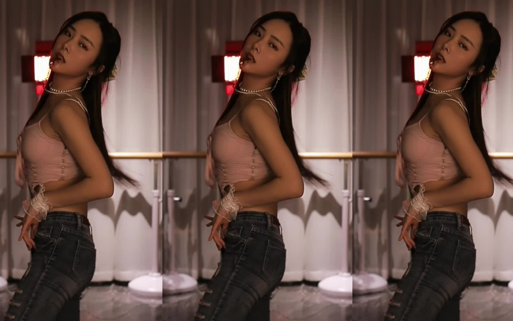 b站舞蹈美女钢管舞主播王筱沫12.28直播录像