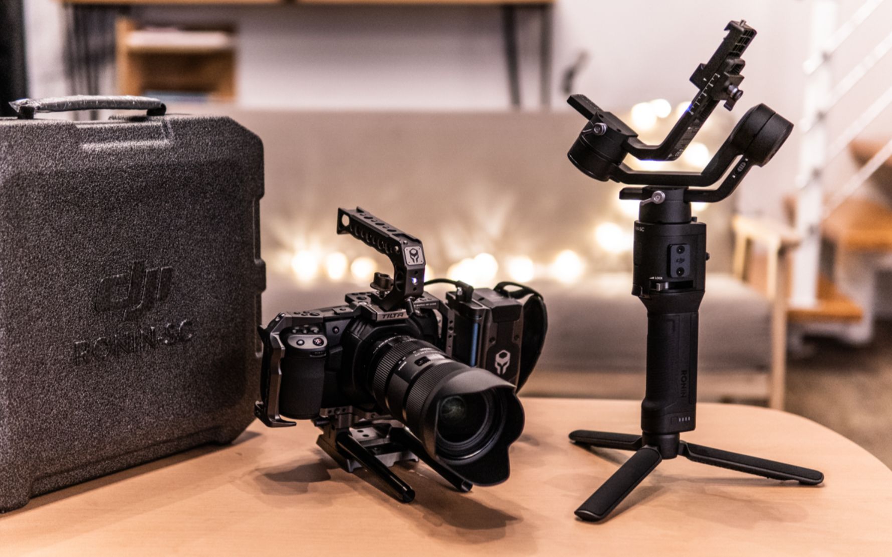 大疆如影sc搭载bmpcc4k,亲测可用