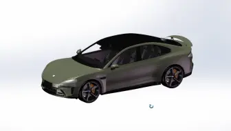 Solidworks小米汽车SU7模型，3D模型免费分享给大家！