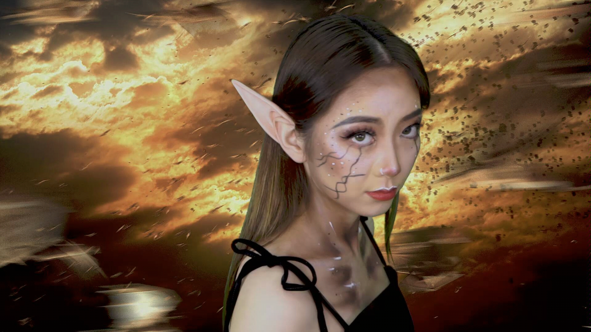 暗黑精灵妆容_哔哩哔哩 (゜-゜)つロ 干杯~-bilibili