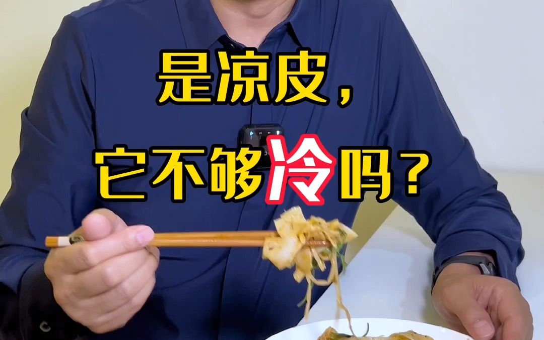 凉皮里放黄瓜丝儿被罚5000元,凉皮它不是冷食?哔哩哔哩bilibili