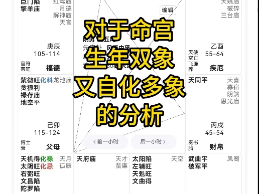 紫微斗数实例批盘哔哩哔哩bilibili