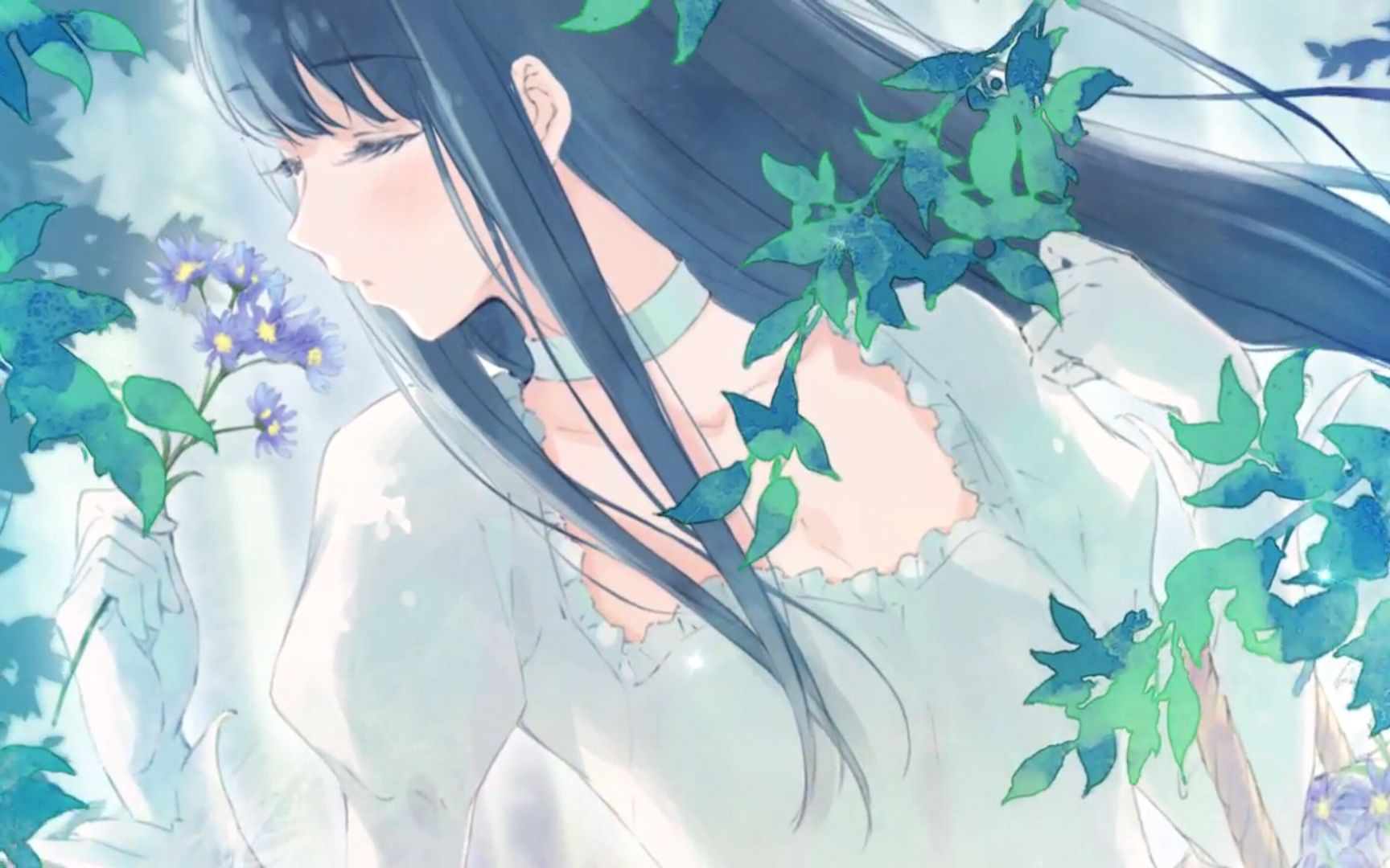 【gal】flowers冬篇 op「fairy wreath」【1080p/60fps】_哔哩哔哩