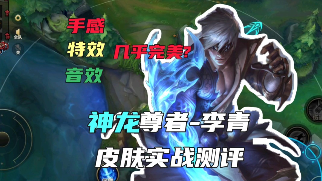 李青这款皮肤的这款可以闭眼入