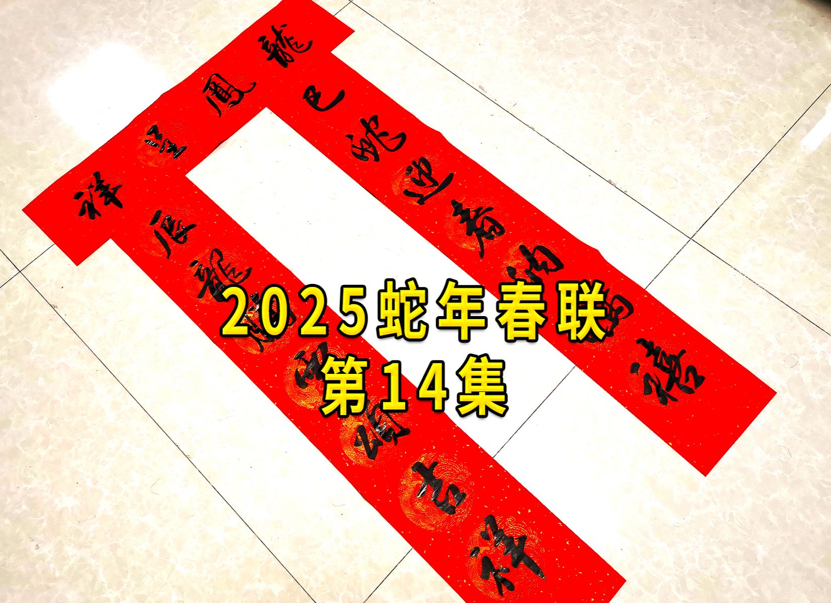 2025蛇年春联第14集,随便写.哔哩哔哩bilibili