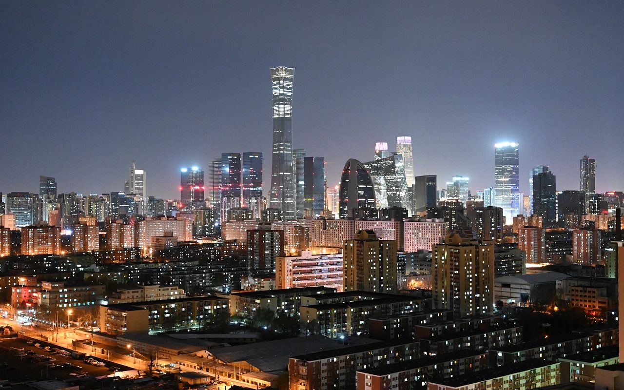 北京夜景 真实图片
