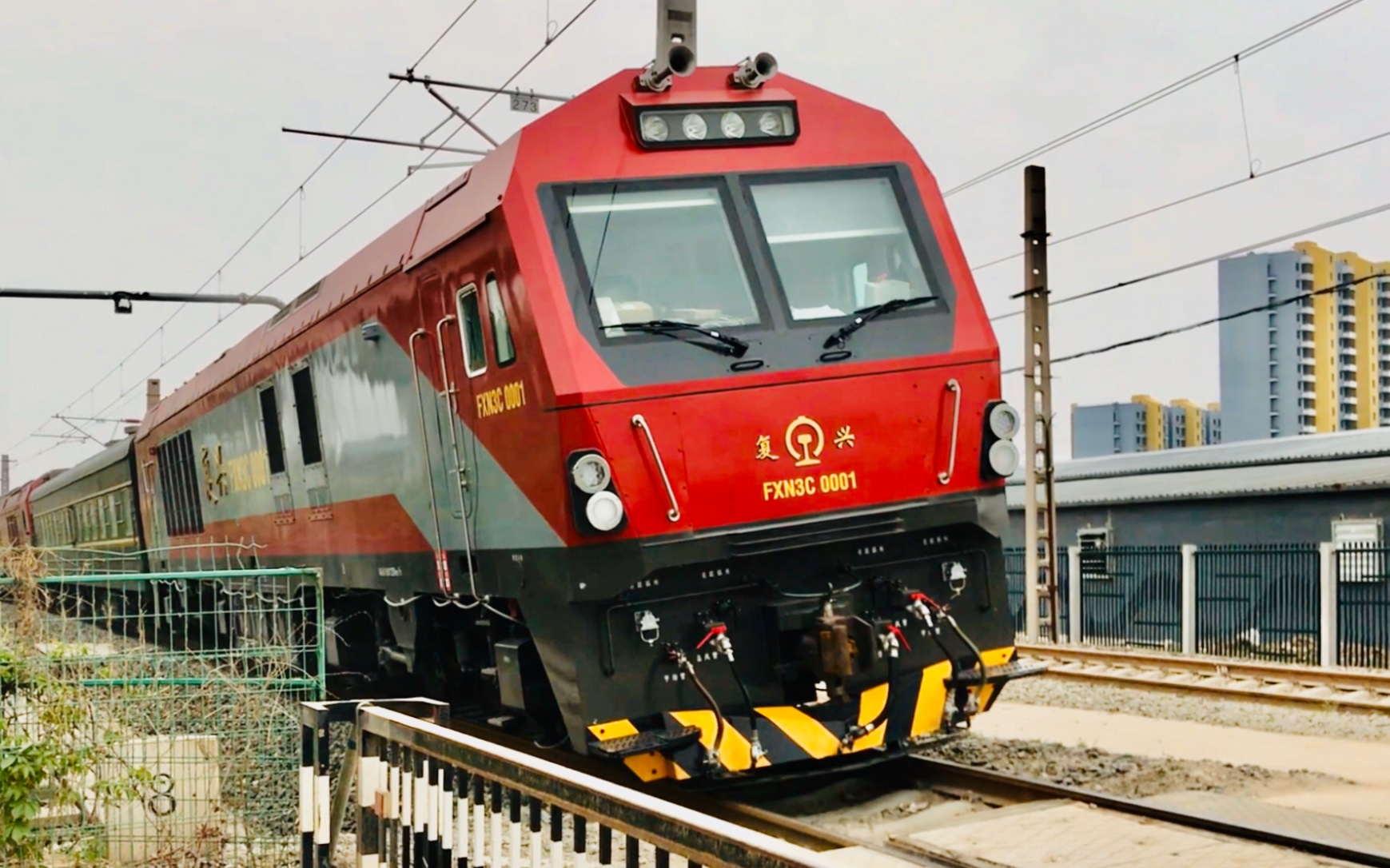 新型货机fxn3c&fxn5c&hxd2d在环铁试车