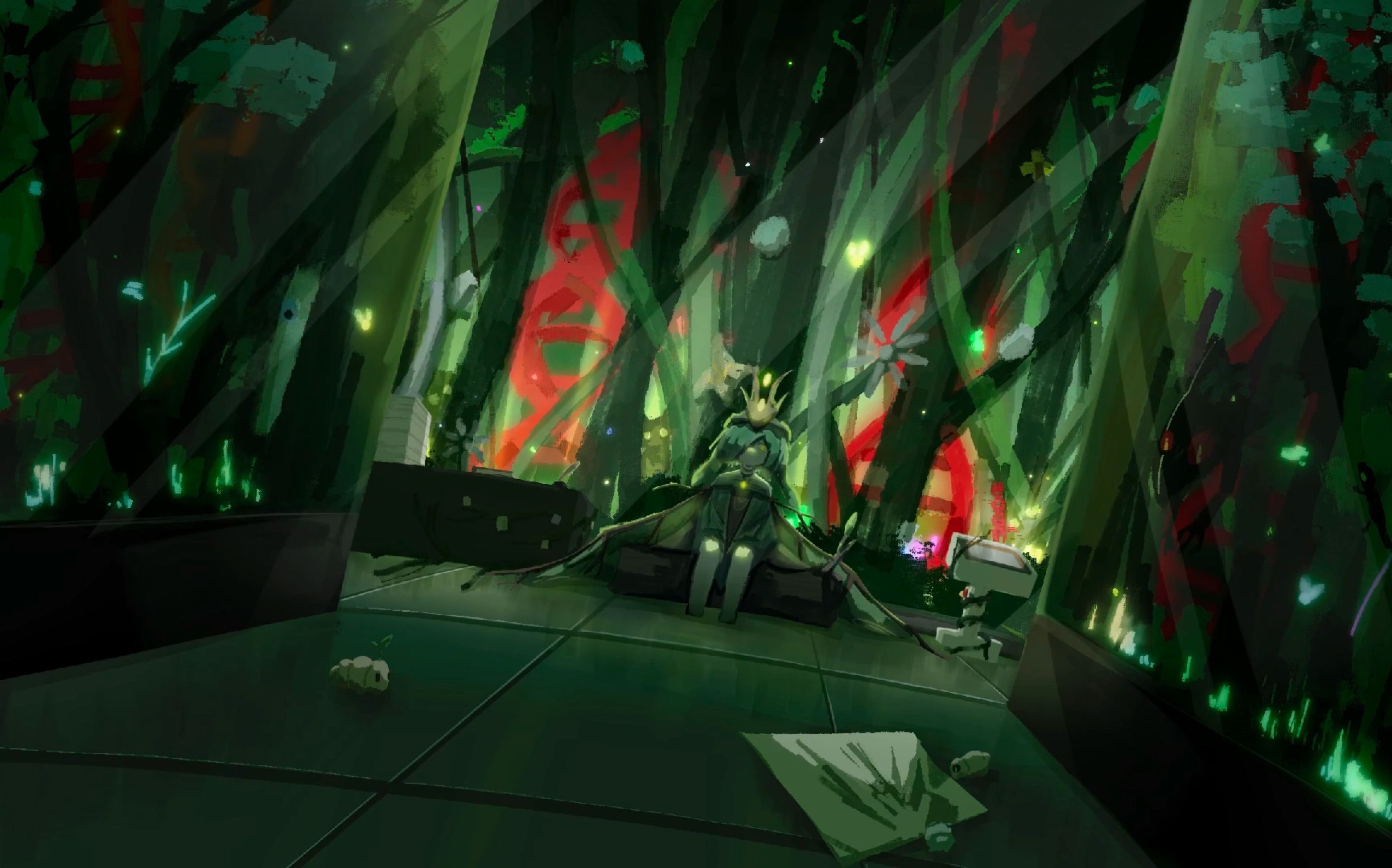 【绘画过程/虚无世界】.