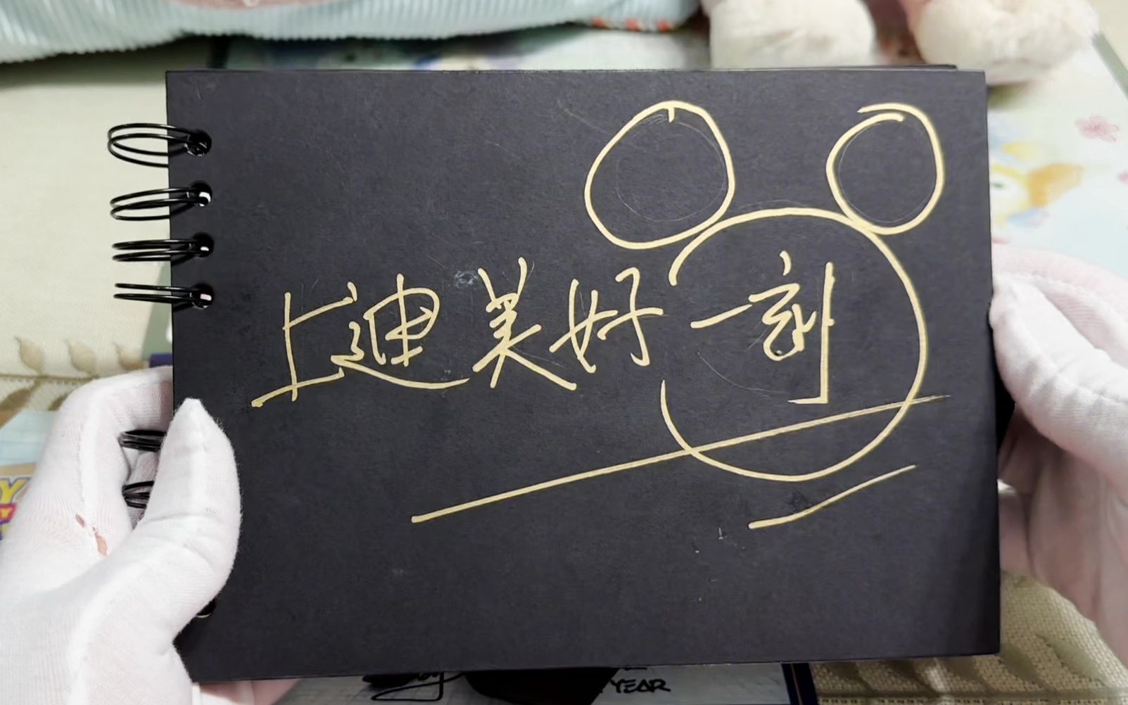 上海迪士尼人物签名图片
