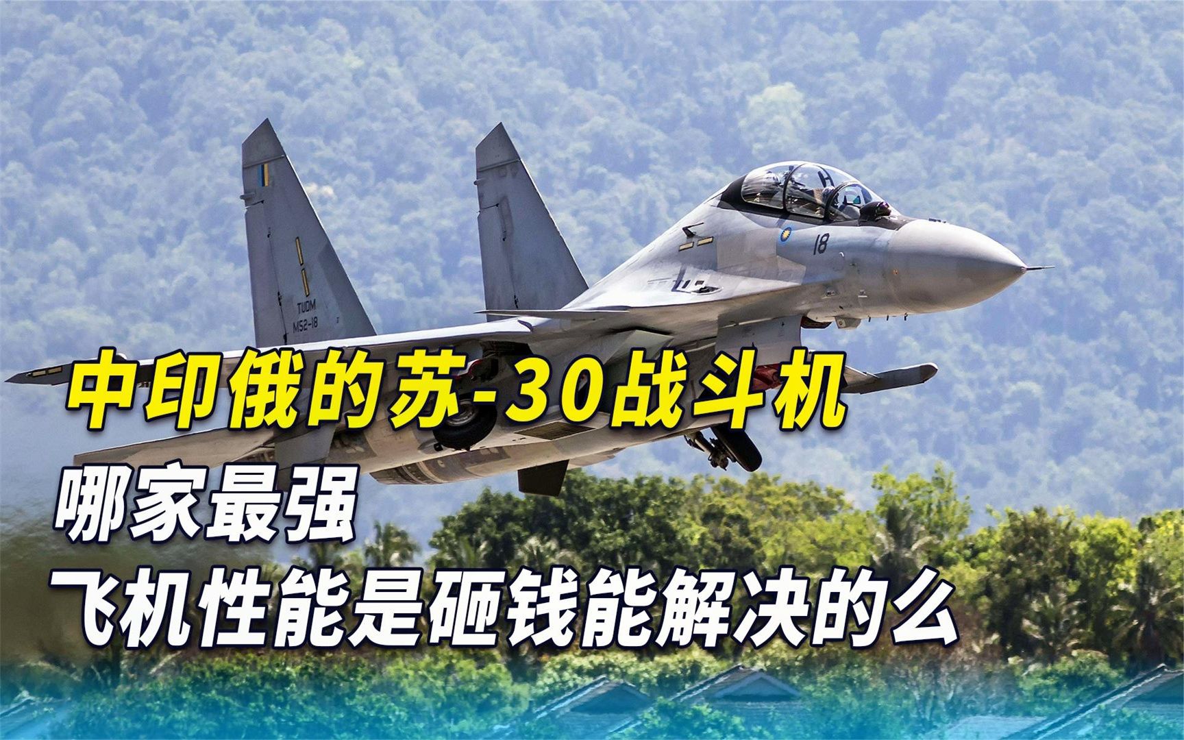 同样都是俄罗斯货,印度苏30和我们的苏30差距有多大呢?哔哩哔哩bilibili