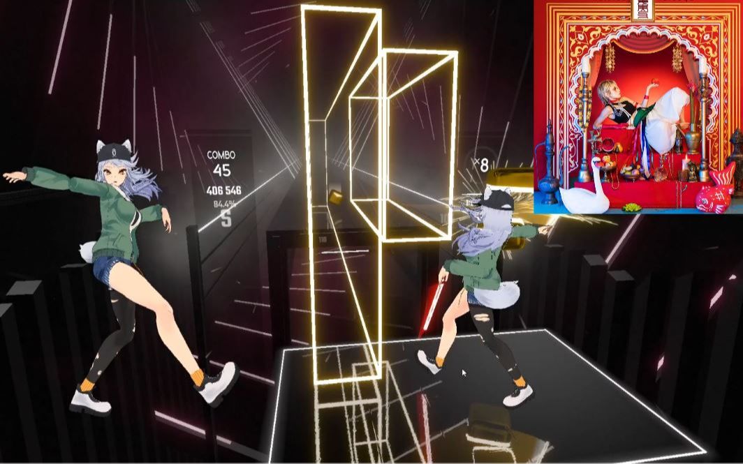 [图]【Beat Saber】Reol – Bon-no-yu-gi (烦恼游戏)【全身追踪】