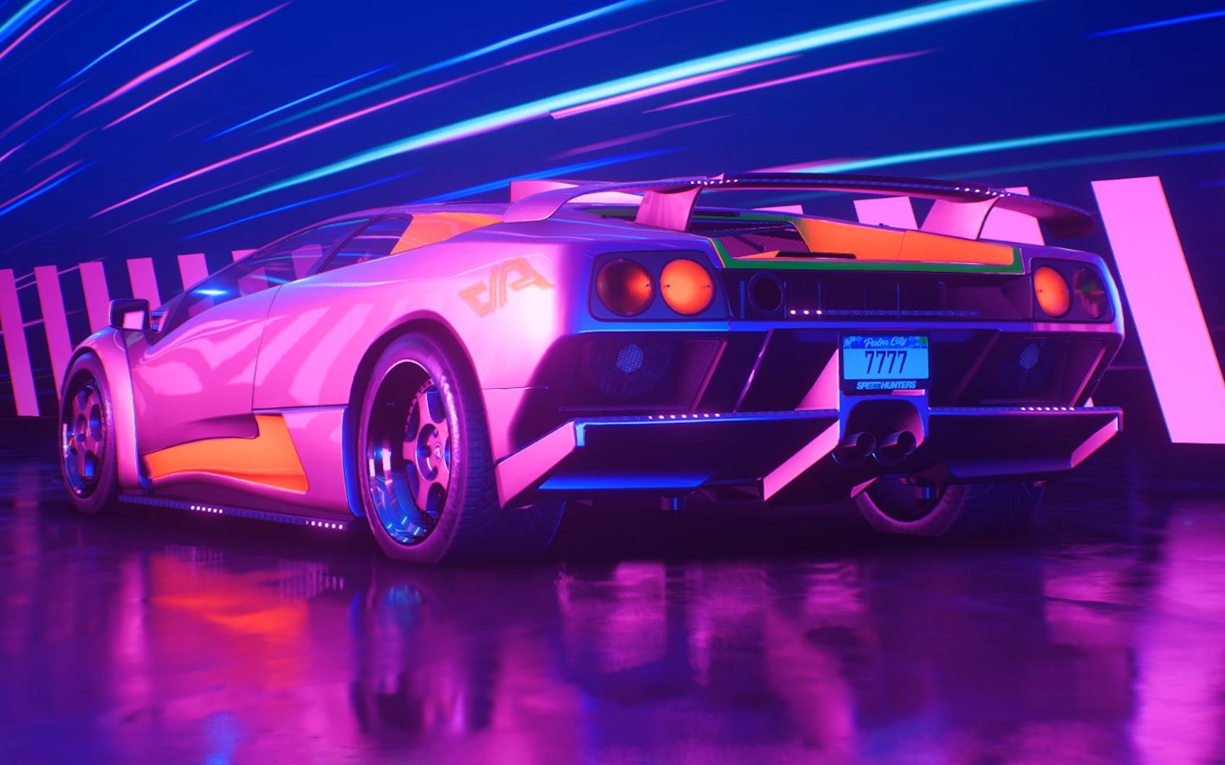 极品飞车热度新车更新诸星伸一的兰博基尼diablosv登录棕榈市nfslyy