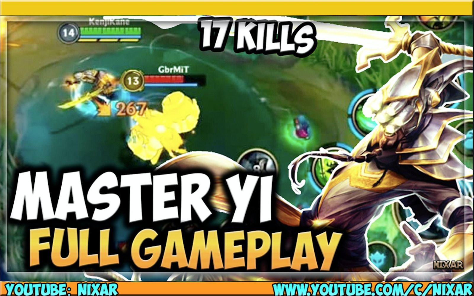 英雄联盟手游无极剑圣刺客masteryifullgameplaylol手游