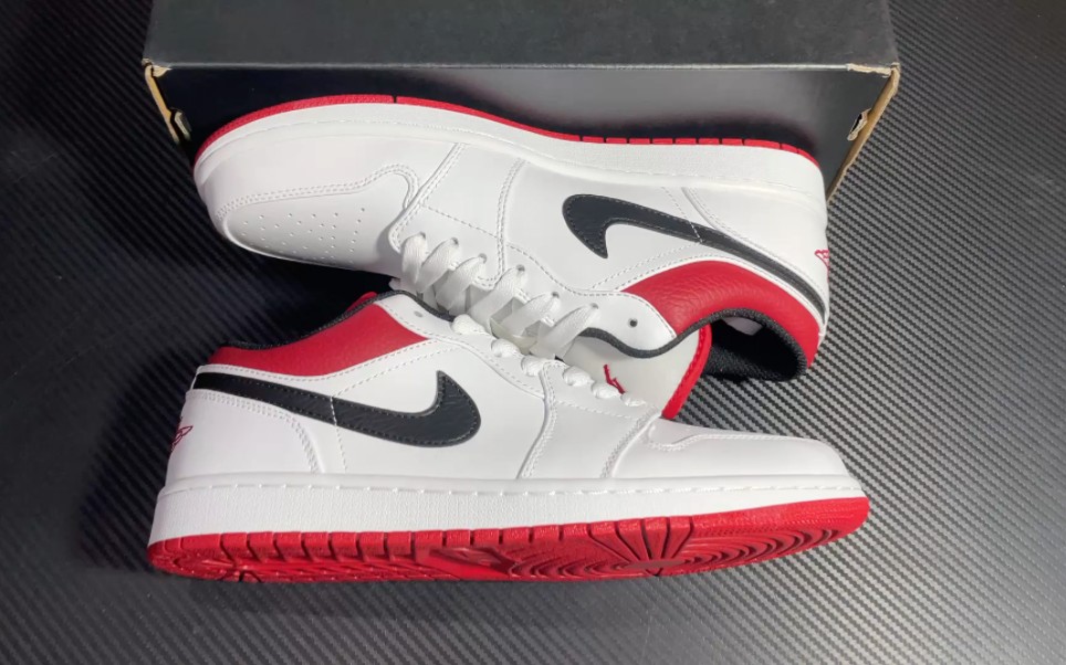 dt版本aj1 低帮 白红