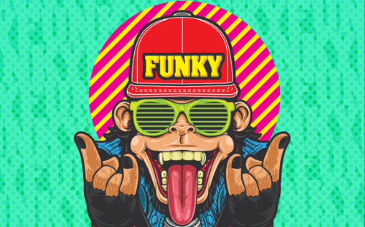 cool funky放克风格现代钢琴键盘演奏谱