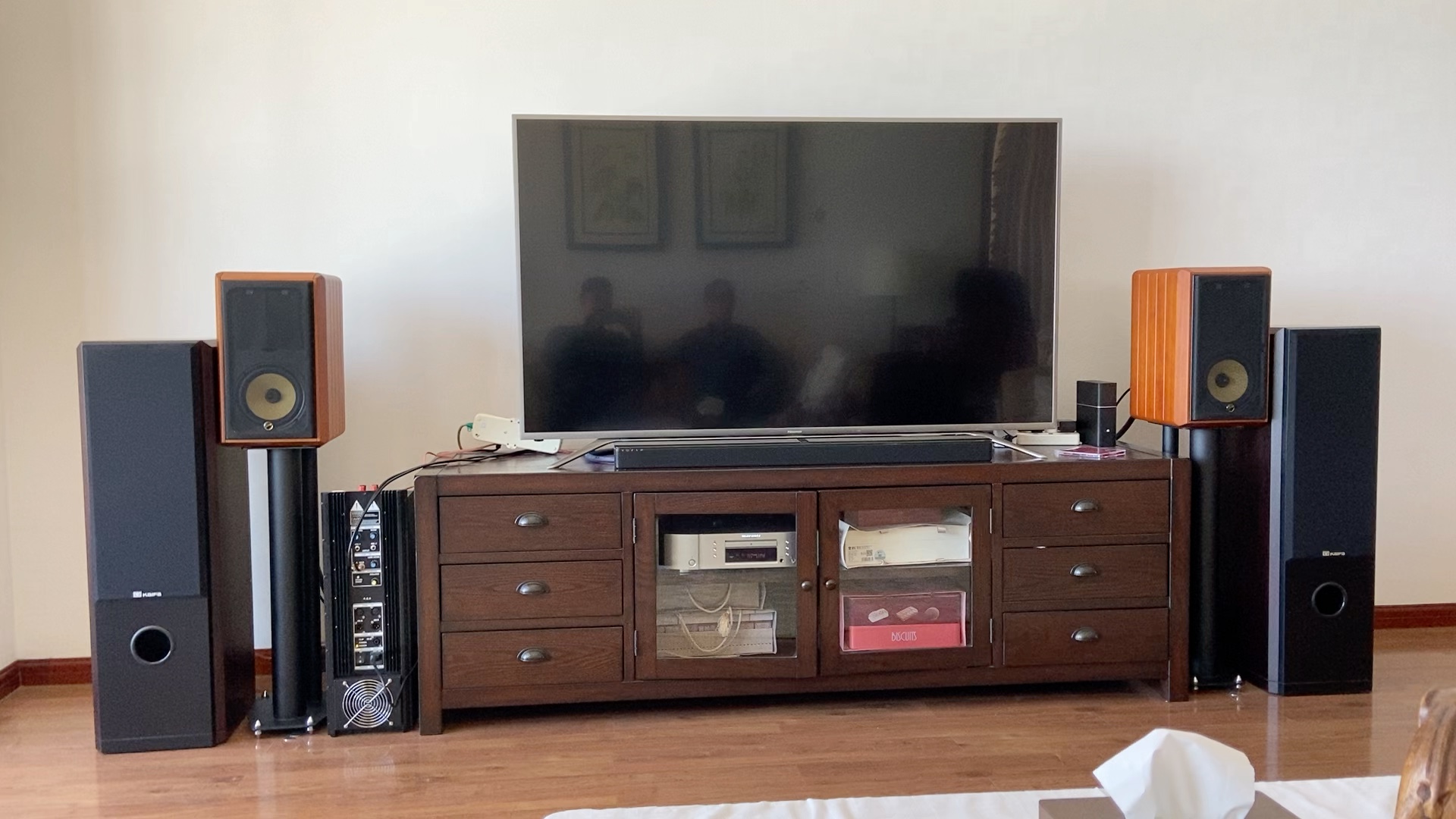 许英谔音响2x300w推8631烧友家里开声务必95聆听