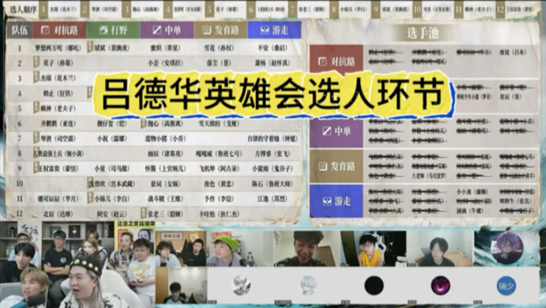 吕德华英雄会选人环节