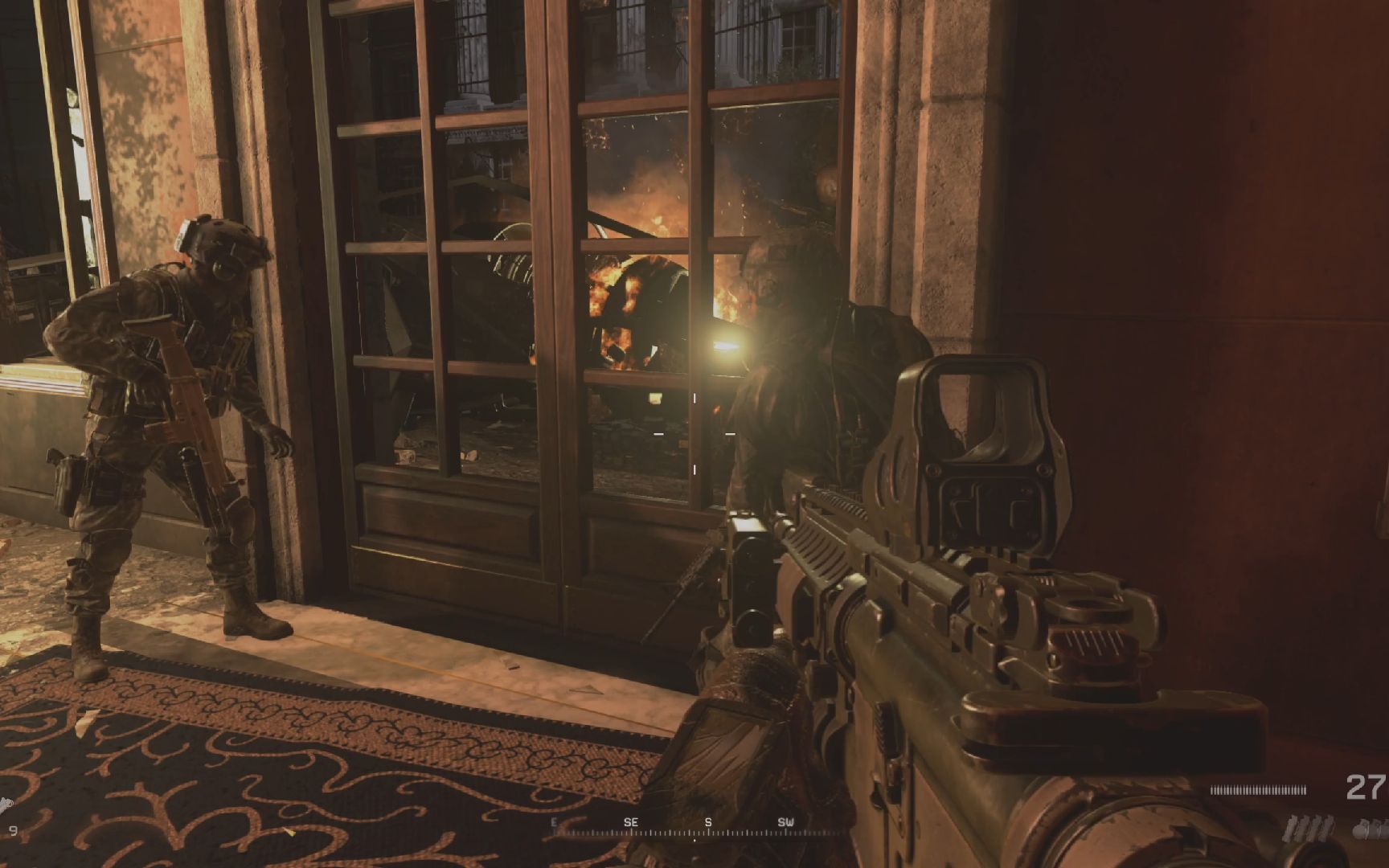 使命召唤6重置版熟练难度:"第二轮太阳 白宫"