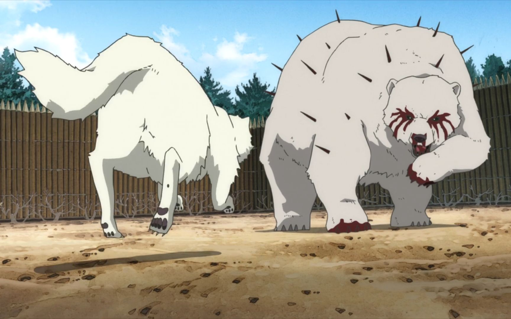 少年被咬掉头颅后,却依然能活,为了打败鬼熊直接化身成白狼_哔哩哔哩