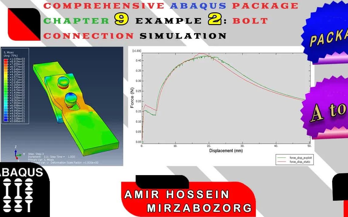 综合Abaqus: 螺栓连接模拟哔哩哔哩bilibili