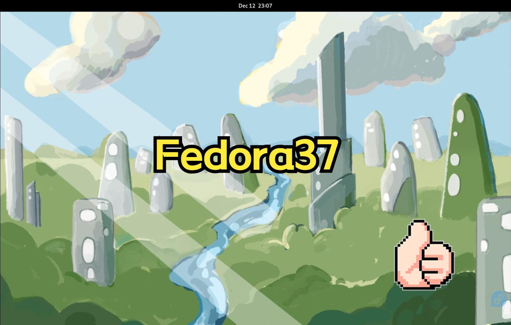 Fedora推出最新的Fedora37,界面令人眼前一亮哔哩哔哩bilibili