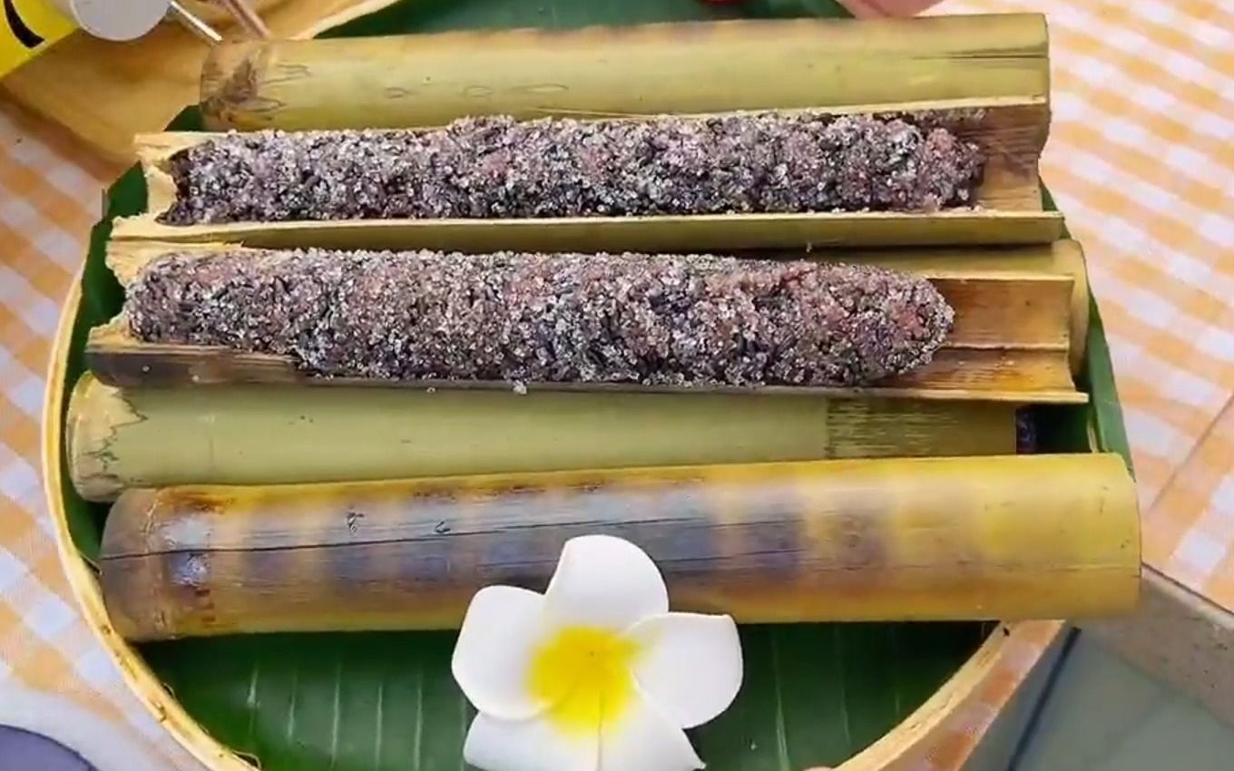 美味竹筒糯米饭