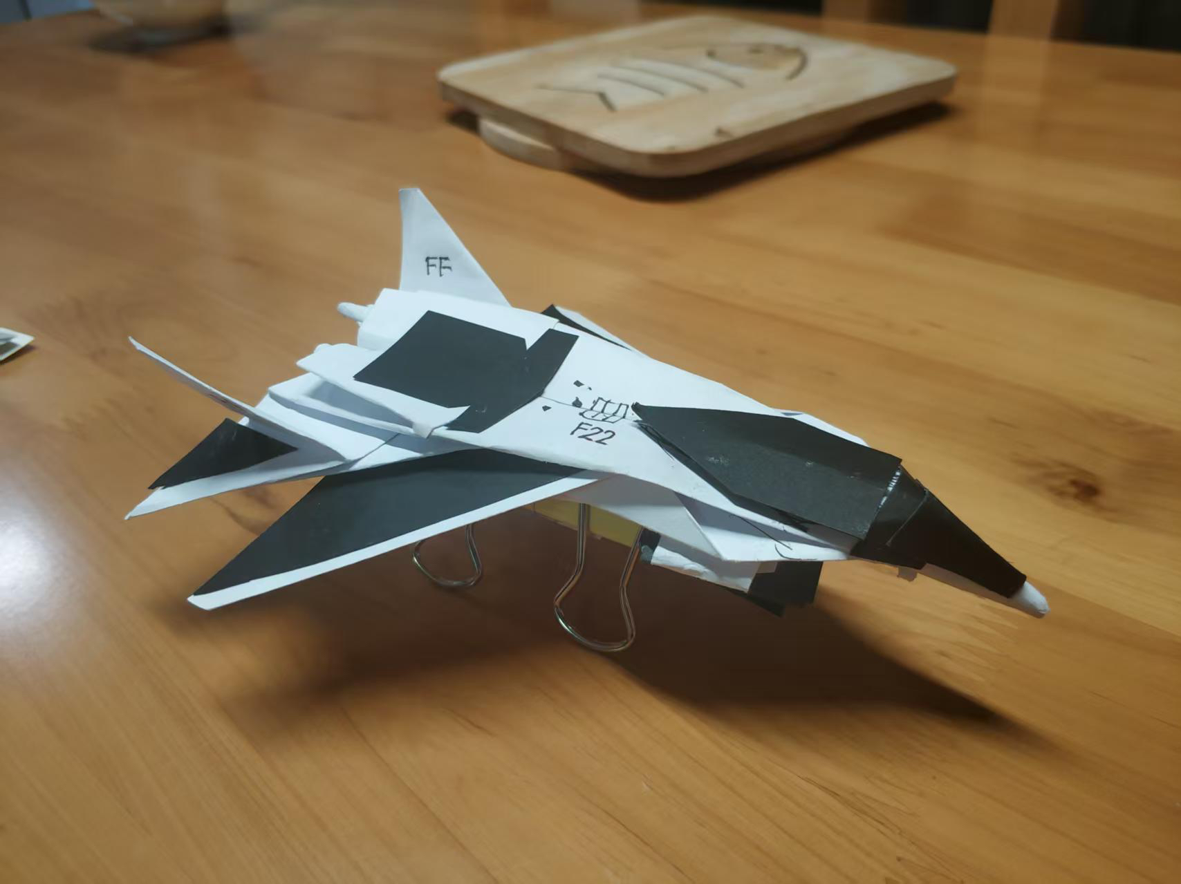 f22猛禽战斗机折纸