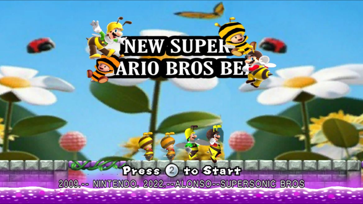 【火雞】new super mario bros bee (馬bee版)多人聯機下飯流程 要