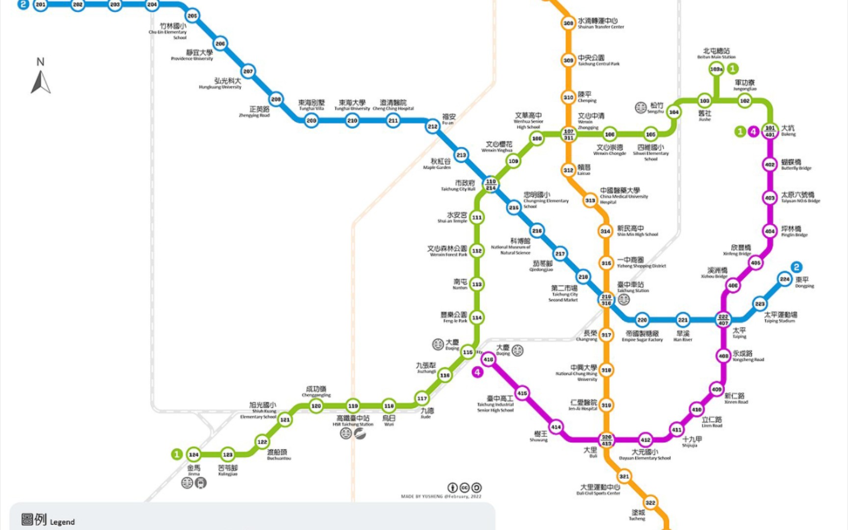 台中捷运蓝线获得核定,预计10年后通车
