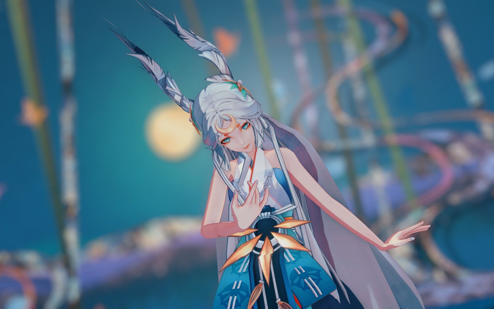 [图]【阴阳师MMD】一步一句是相思~因幡辉夜姬-[探窗]