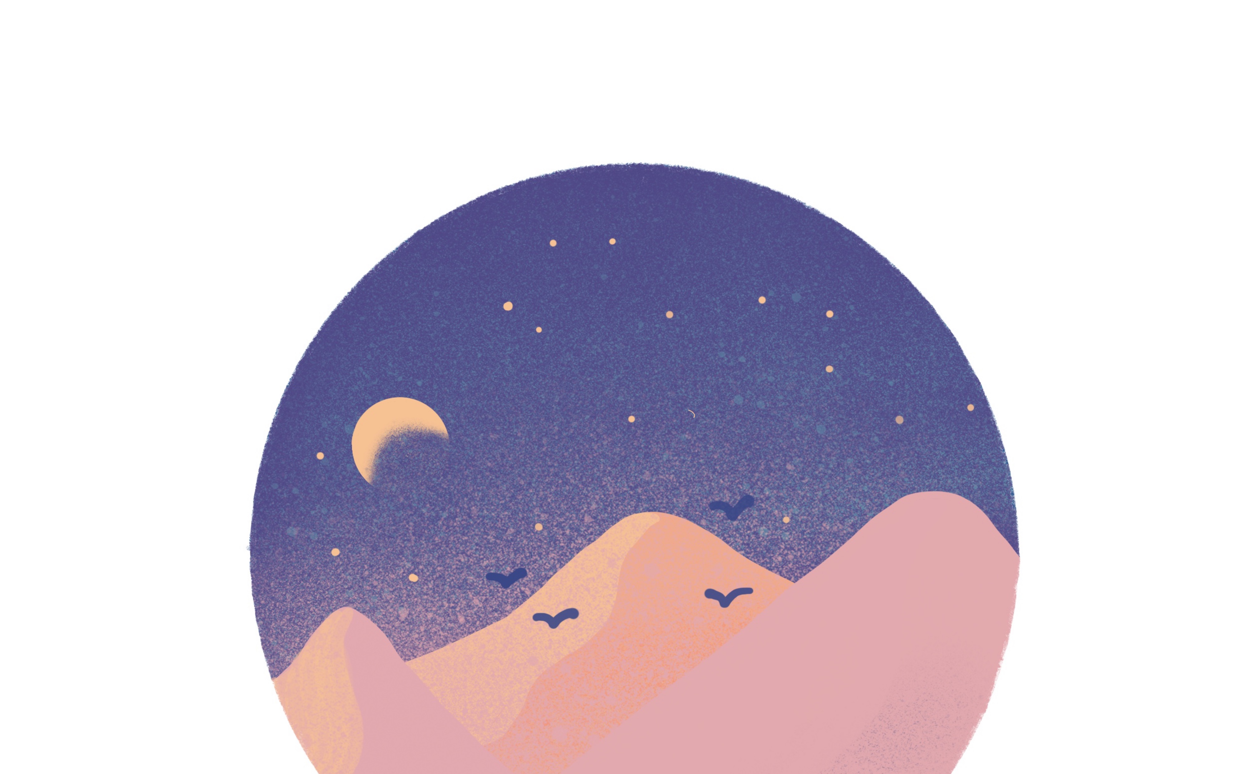 【ipad绘画】萌新用procreate临摹大佬的简约画.