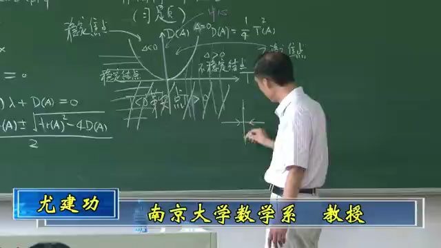 常微分方程几何理论南京大学尤建功第14集 平面上的动力系统,奇点与极限环(四)哔哩哔哩bilibili