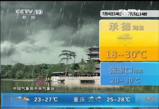 [图]新闻30分天气预报20120704