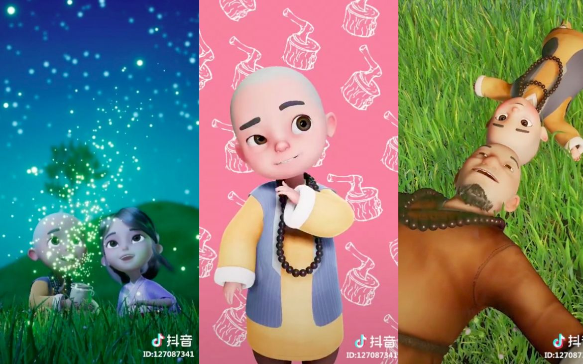 【tiktok抖音】动画片一蝉小和尚抖音合集,小孩子的最爱!哔哩哔哩bilibili