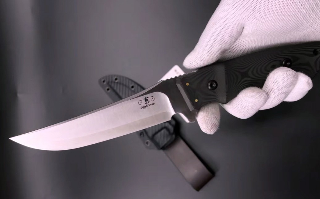 fornax华诺&日本著名刀匠铃木宽正手工制作夹钢猎刀_哔哩哔哩_bili