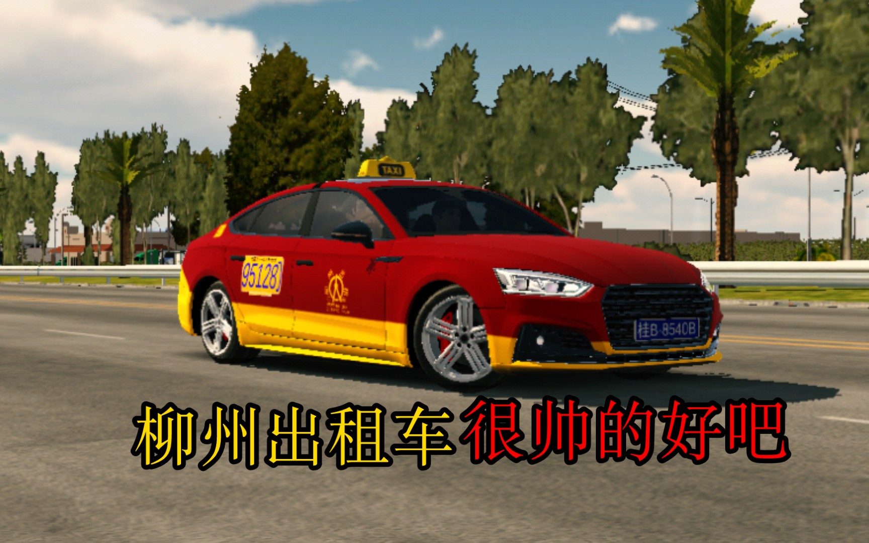 柳州出租车涂装展示