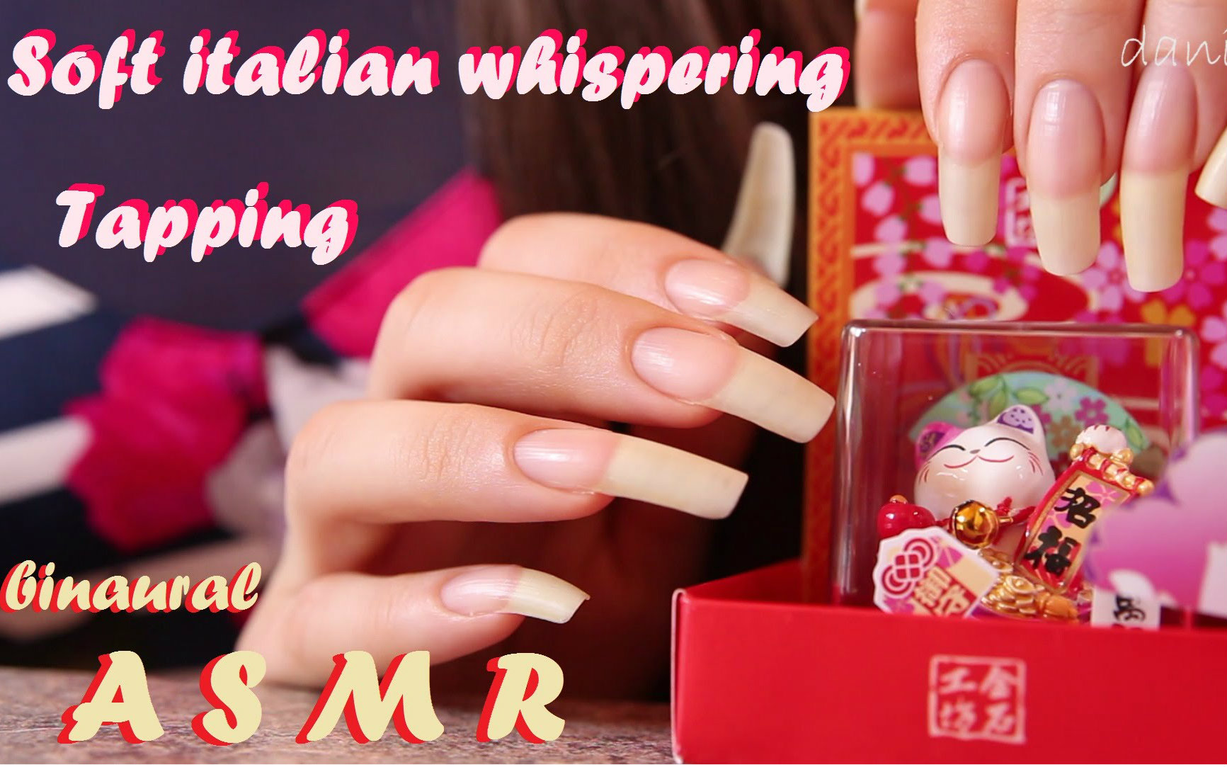 【asmr】danipink89 意大利语轻语 塑料敲击_哔哩哔哩_bilibili