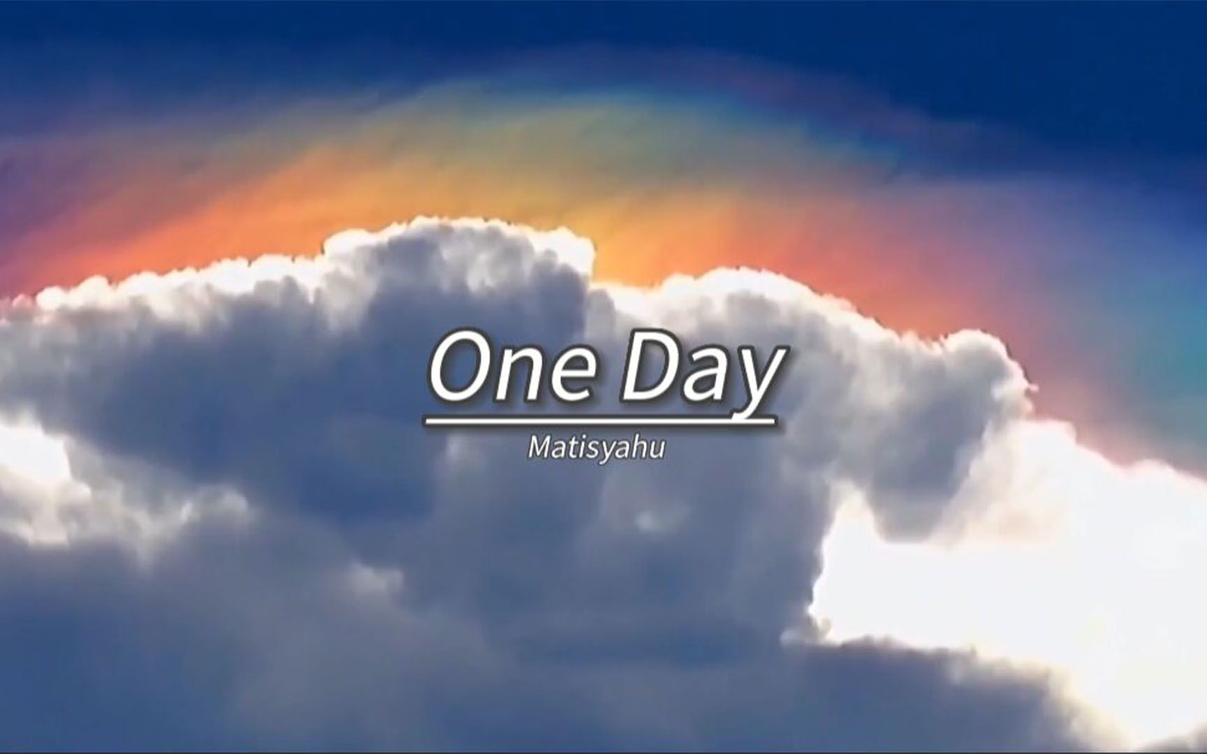 [图]好震撼的歌 经典反战歌曲《One Day》