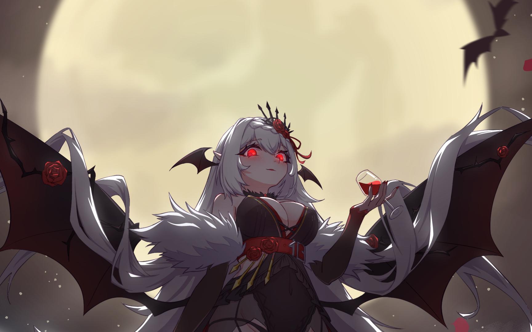 【绘画过程】 穆小泠 三周年生日贺图