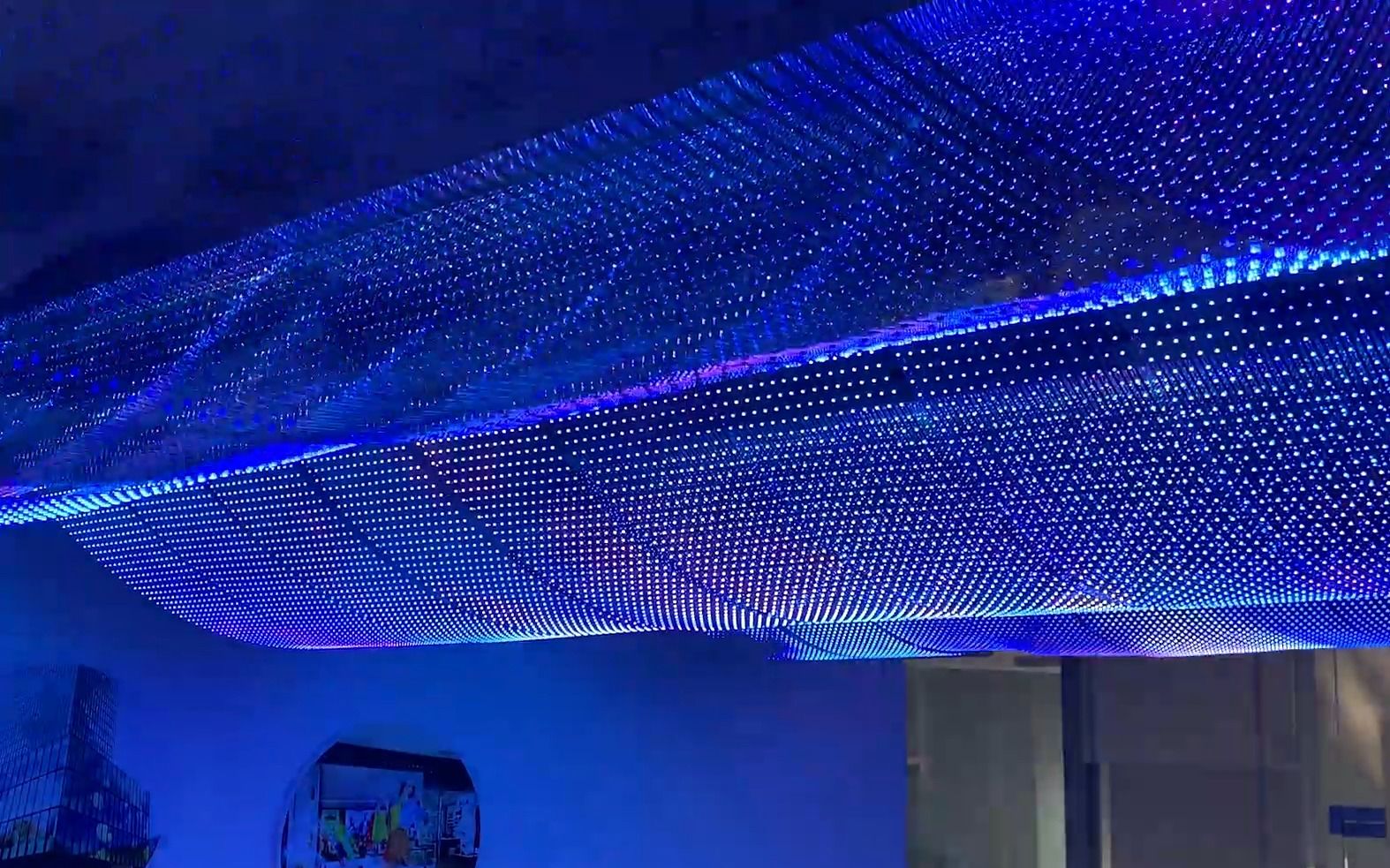 柔性透明led天幕