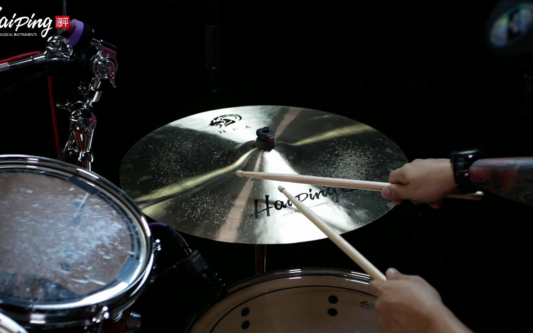 hpa现代系列20寸叮叮镲试听/海平镲片/鼓手/打鼓/架子鼓爵士鼓演奏