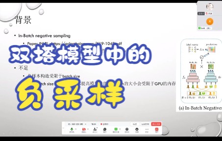 【Whalepaper第38期】推荐算法论文研读:CBNS for Training TwoTower Recommend哔哩哔哩bilibili