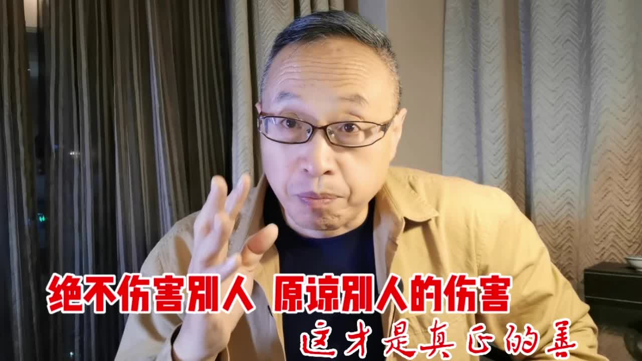 绝不伤害别人,却能忍受和宽恕别人的伤害.这才是真正的善!哔哩哔哩bilibili