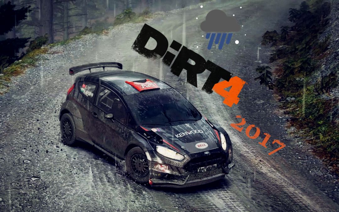 [图]「TK」DIRT4 尘埃4拟真最高难度 威尔士-小阵雨6.25KM 4:21 福特嘉年华R5