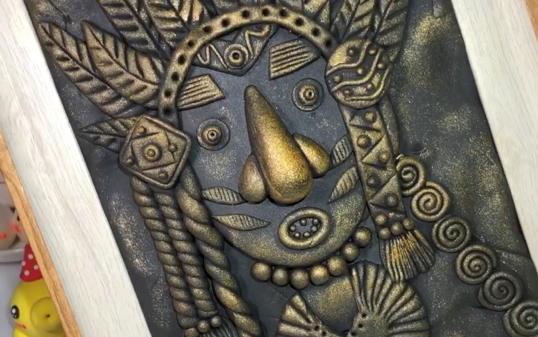 粘土仿铜画最后的莫西干人